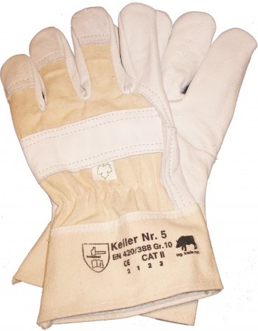 Keiler Nr. 5 16005 Rindnarbenleder-Handschuhe