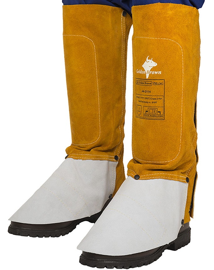 Weldas Golden Brown 44-2114 Rindspaltleder Gamaschen