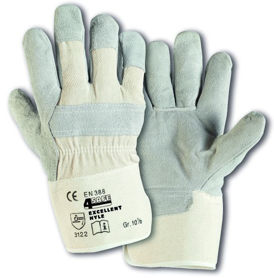 hyle 4Safe HYLE Excellent Rindspaltlederhandschuhe