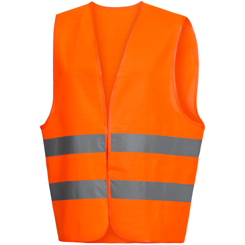 Nitras 7110 Textil-Warnweste orange