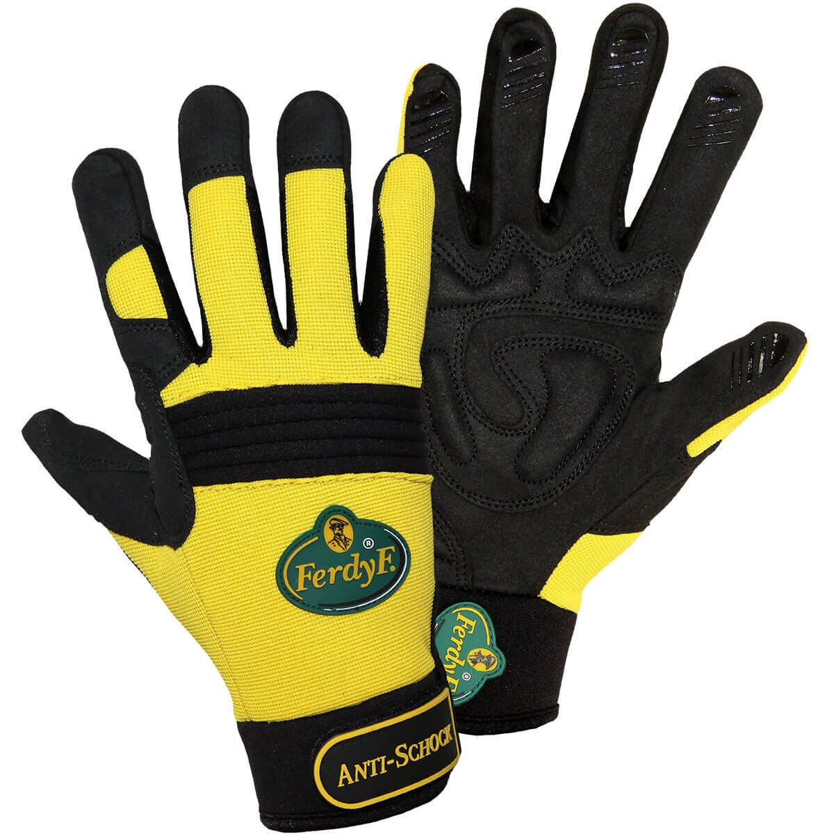 1970_001 FerdyF. 1970 Anti-Schock Mechanikerhandschuhe aus Synthetikleder