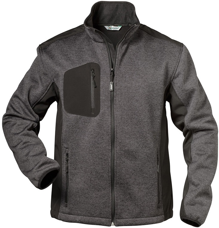 elysee 23370 INNSBRUCK Fleece-Jacke dunkelgrau/schwarz