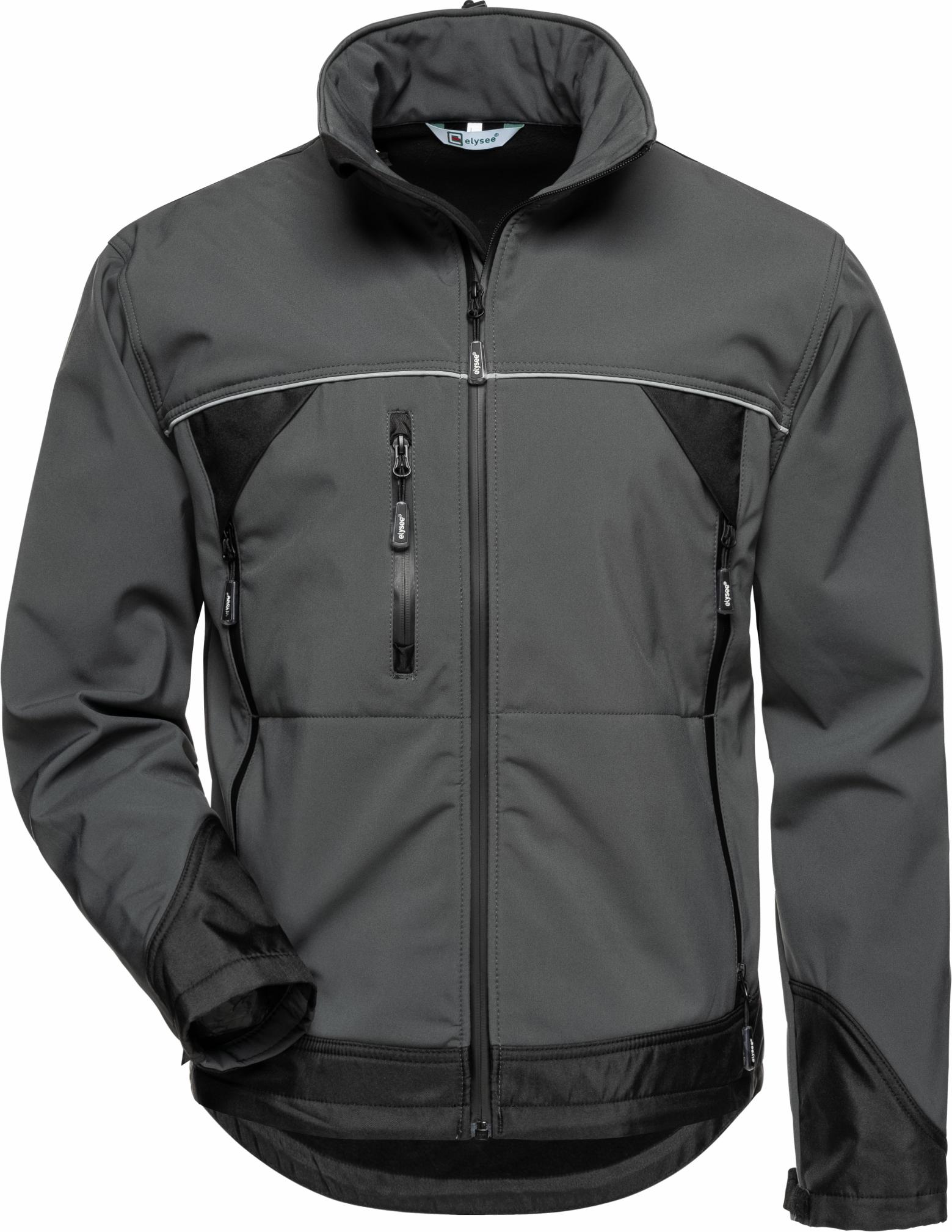 20002-1 elysee 20002 BETA Softshelljacke grau/schwarz