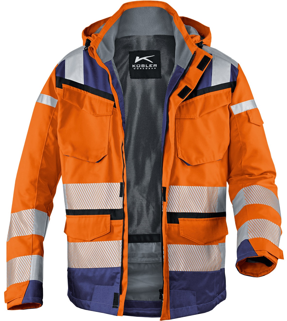 light orange-dark blue