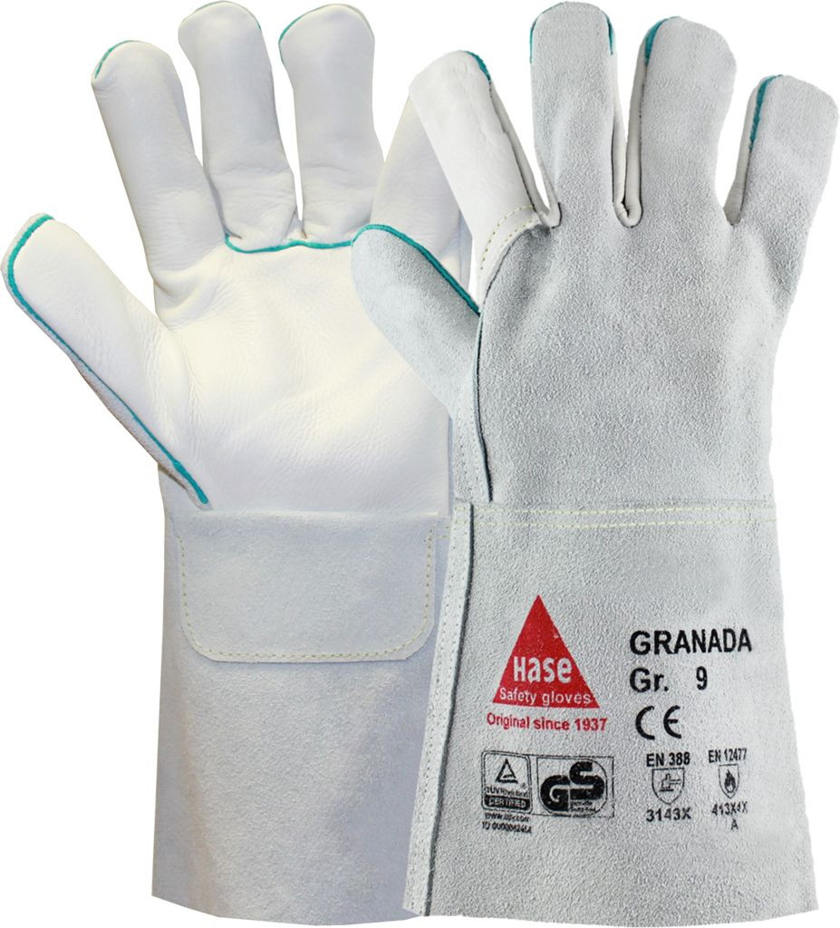 Hase 100336 Granada K Schweißerschutzhandschuhe Typ A