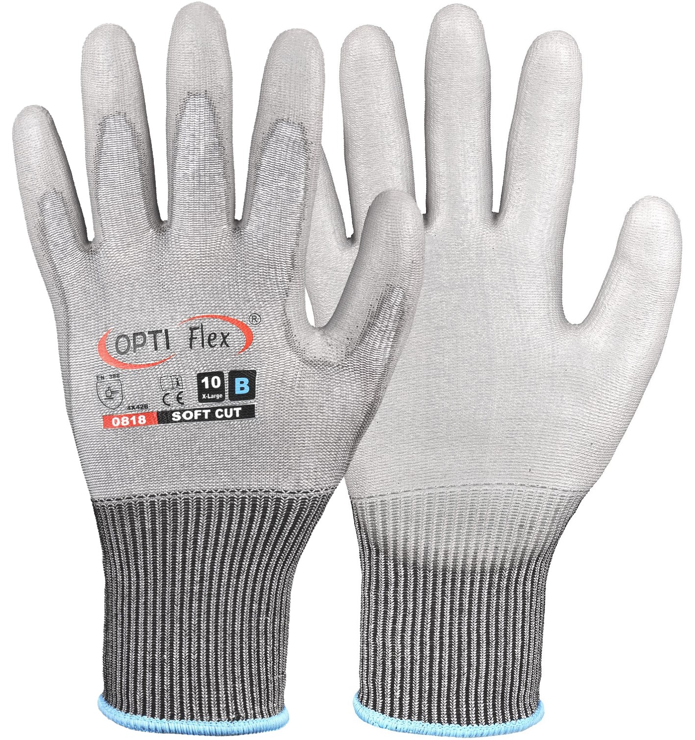 soft-cut-0818 OPTI Flex 0818 Soft Cut Schnittschutzhandschuhe PU Level B