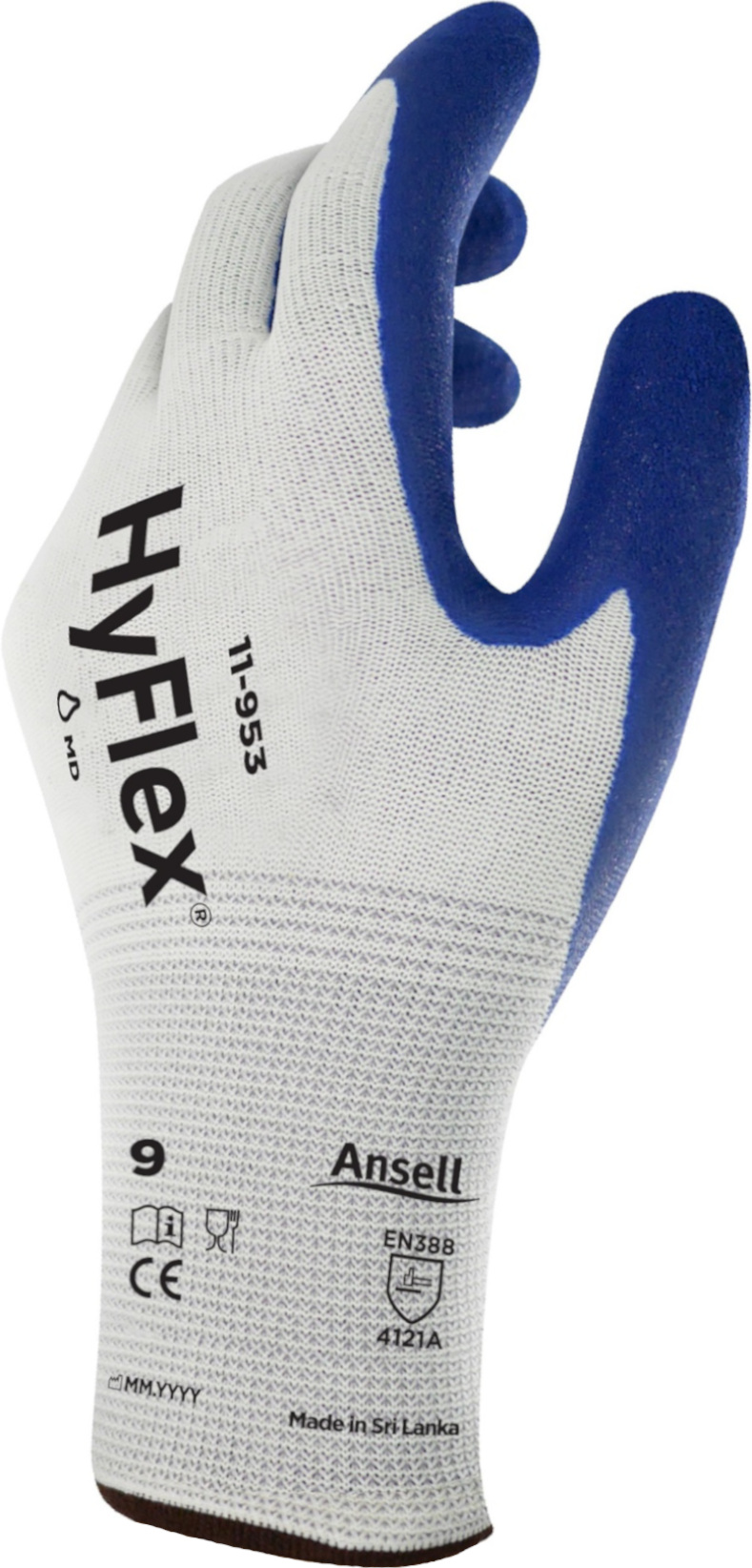 11-953MjzeRfuN2tKwd Ansell HyFlex 11-953 Nitril-Schutzhandschuhe teilbeschichtet
