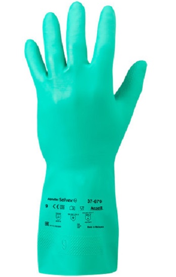 AlphaTec-Solvex-37-676-Green-Product-EMEA-FrontMlBoWqEPrRDAc Ansell AlphaTec Solvex 37-676 Nitril-Chemikalienschutzhandschuhe
