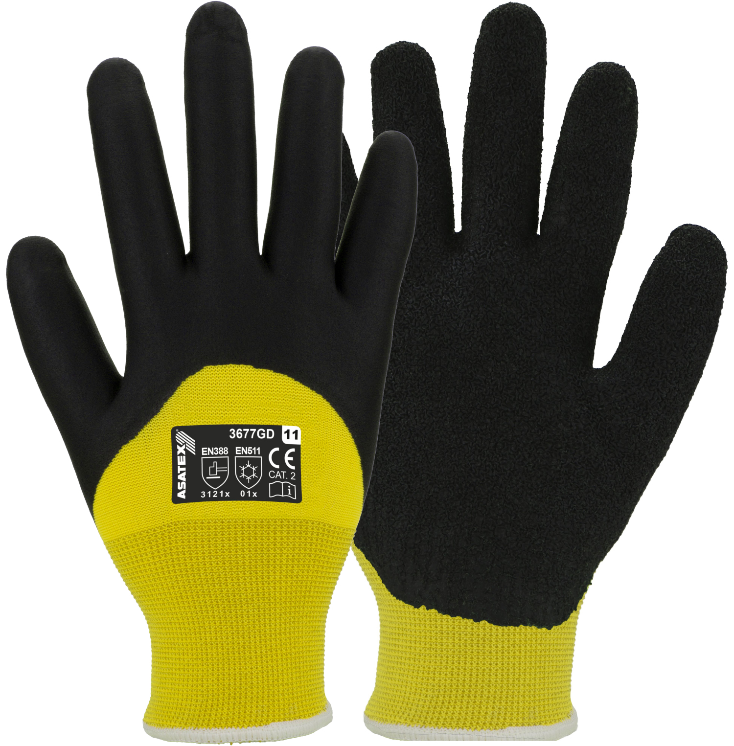 asatex-3677gdgzwTltZT3wAsi Asatex 3677GD Kälteschutzhandschuh mit Nitrilschaum-Beschichtung