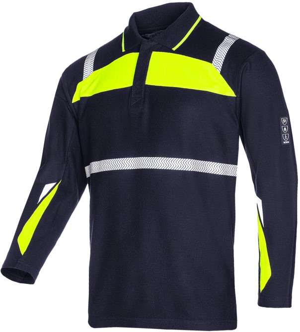 581A_017___SILkozPt4YaCl8V8 Sioen Telfs 581AA2MR2 Poloshirt mit Störlichtbogenschutz