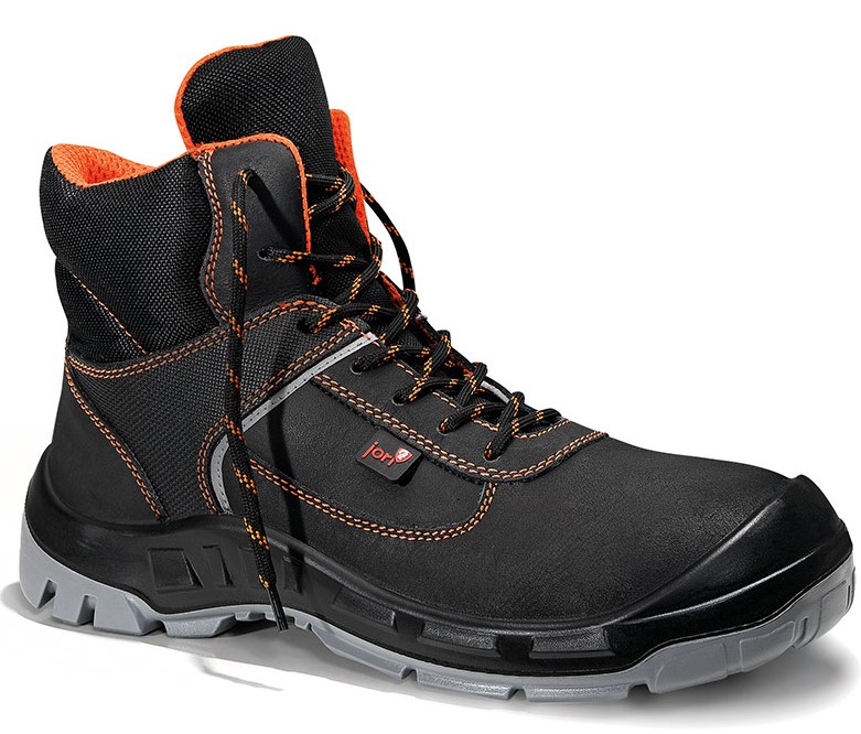 16941_01_ELTEN_grey35WDYypUZEznn Jori Colour orange Mid 16941 Schnürstiefel S3 schwarz