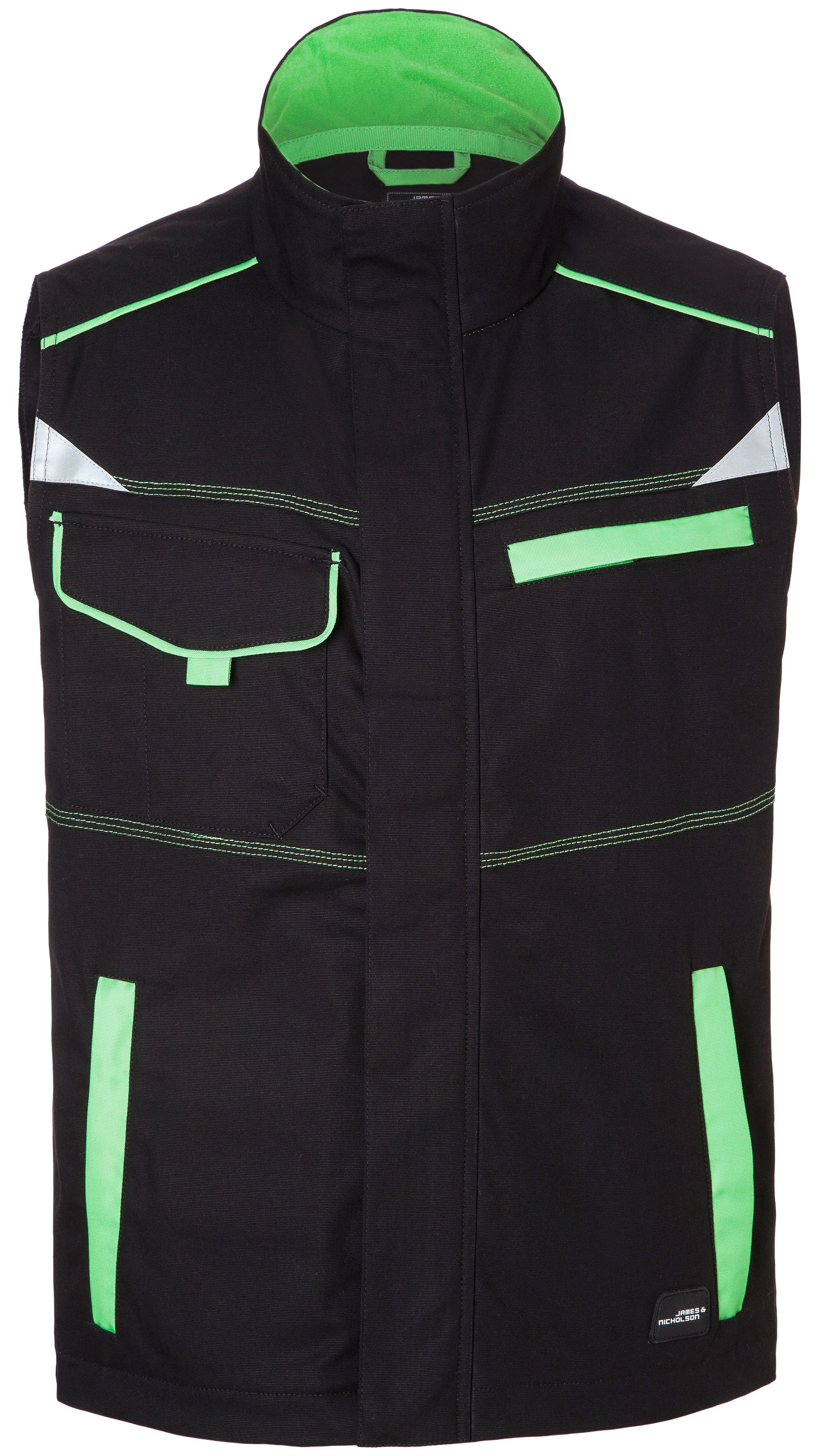 black-lime-green