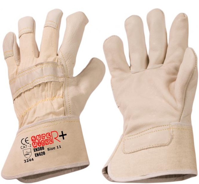 Super Worker PLUS Rindvollleder-Schutzhandschuhe