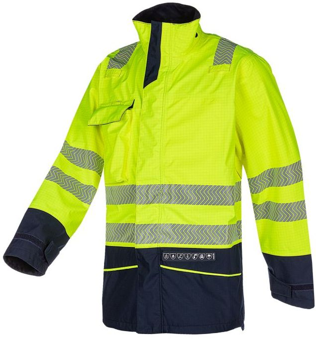 7330_278___SIL Sioen Torvik 7330A2ET2 Warnschutz-Regenjacke mit Störlichtbogenschutz
