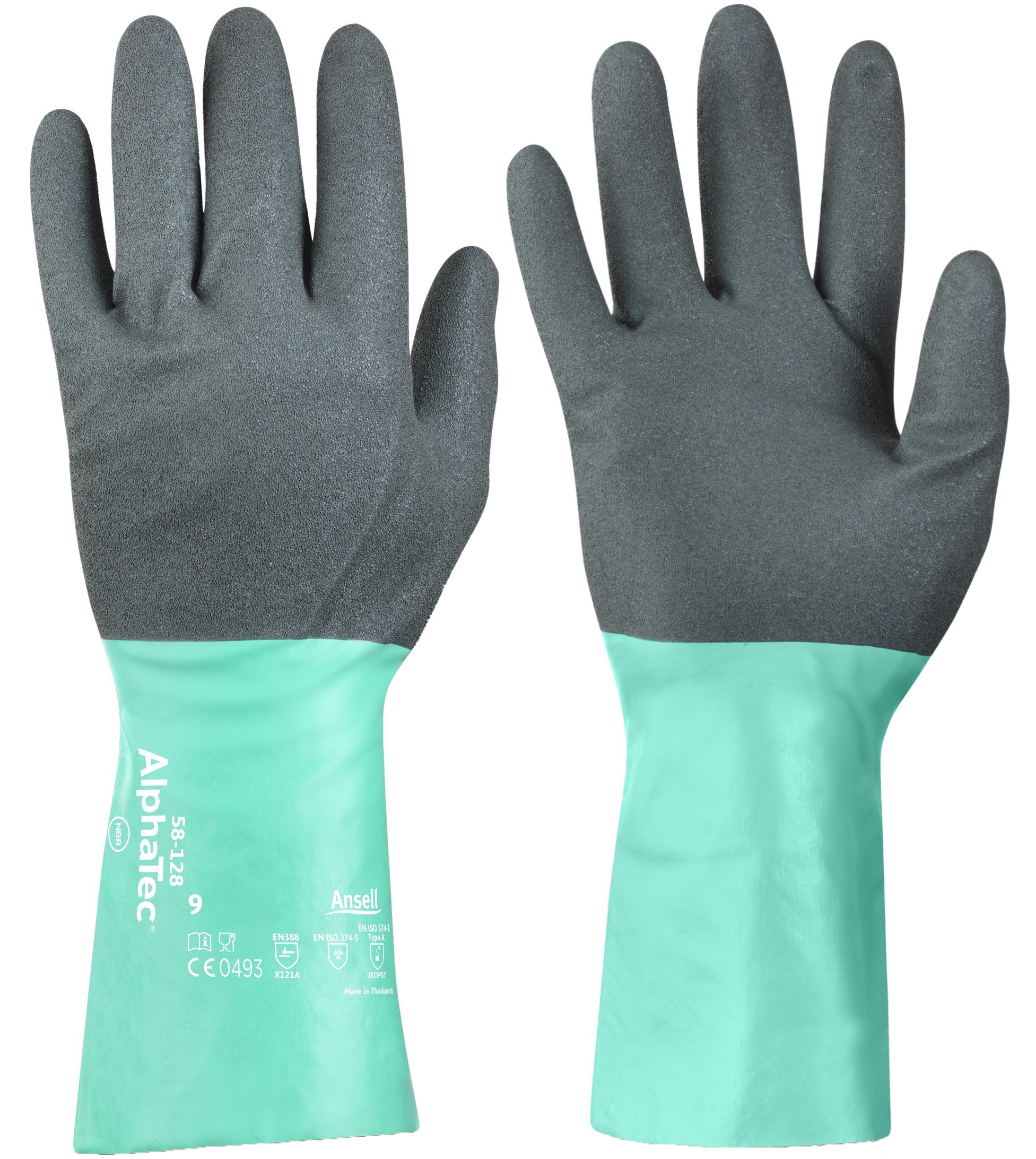 58-128Obvec2DC8lbCq Ansell AlphaTec 58-128 Nitril-Chemikalienschutzhandschuhe