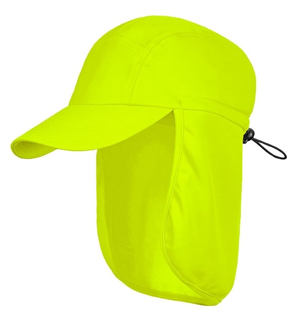 4 Protect Warnschutz-UV-Schutz-Cap 50+ gelb