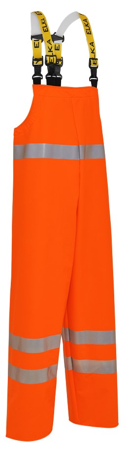 ELKA Rainwear 078800R PU Warnschutz Latzhose