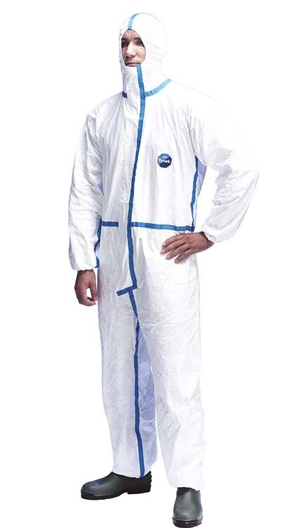 Tyvek-600-plusXHZ2uToXFM5wH DuPont Tyvek 600 Plus CHA5a Schutzoverall Kat. III Typ 4 + 5 + 6