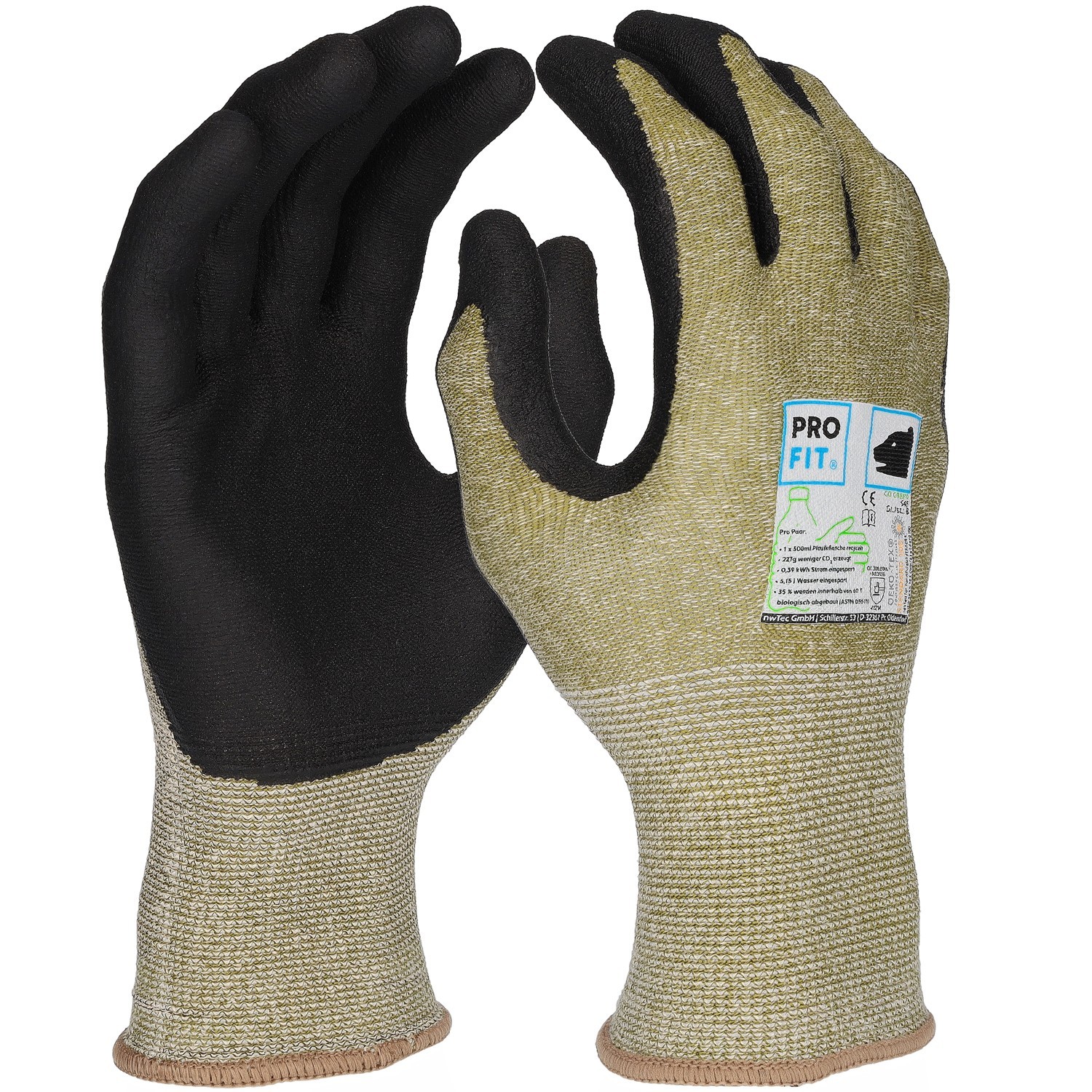545TVSGypBE5xt9Y Pro-Fit 545 Go Green Nitrile Foam Fine Knit Glove