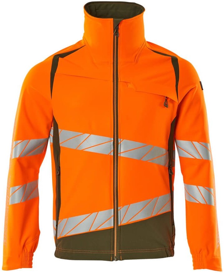 leuchtorange-moosgrün