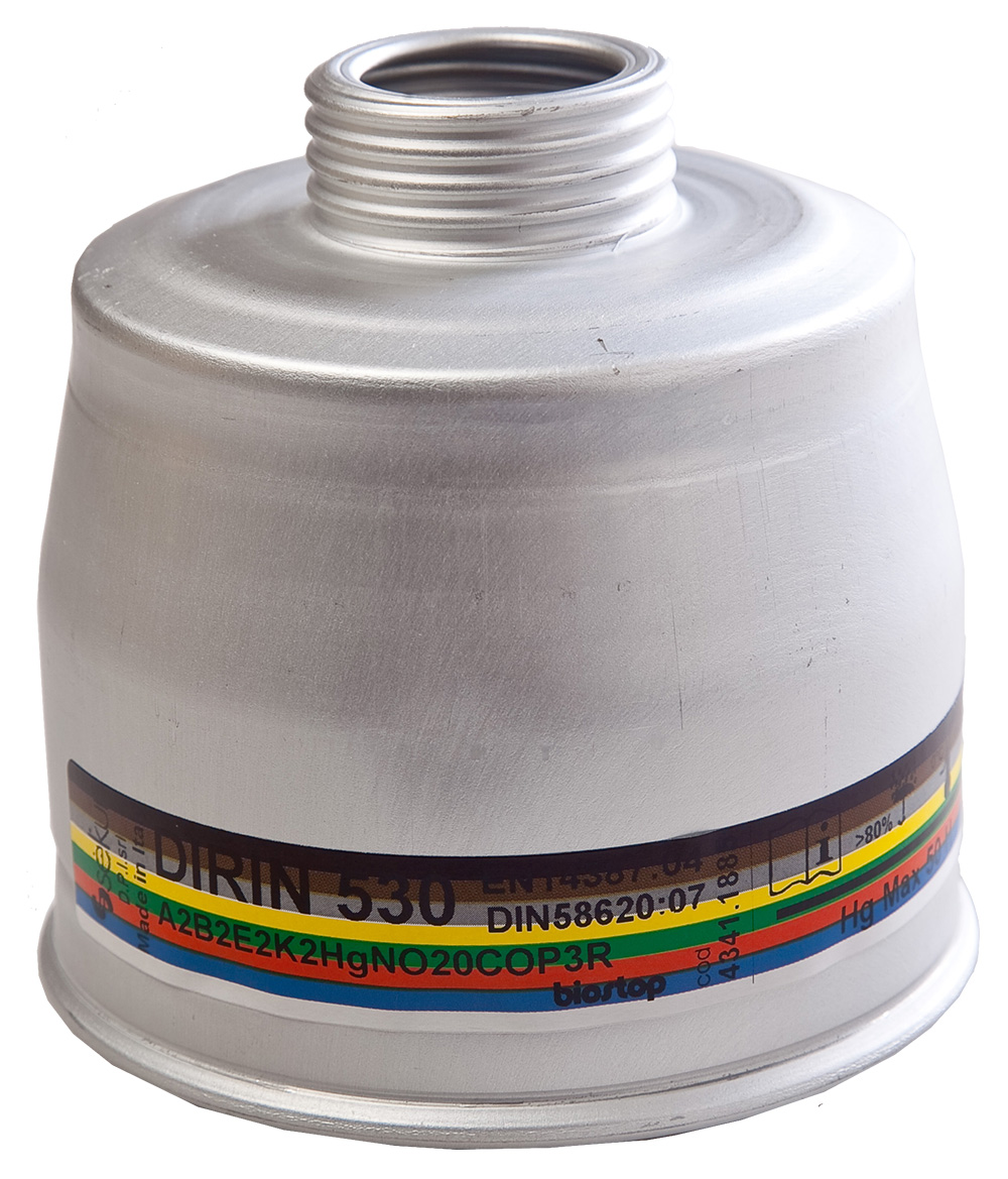 Ekastu Mehrbereichs-Kombifilter DIRIN 530 A2 B2 E2 K2 Hg NO 20CO-P3R D
