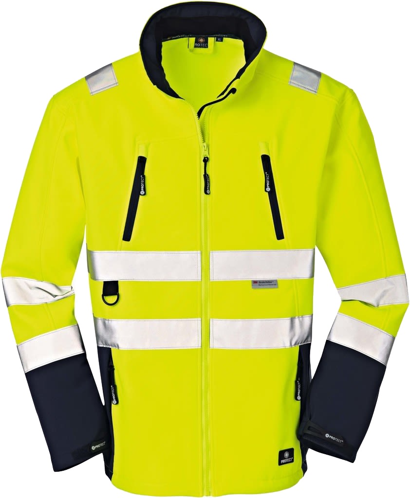 3476UVaS6Nl2ZQM78 4 Protect PITTSBURGH Warnschutz-Softshelljacke
