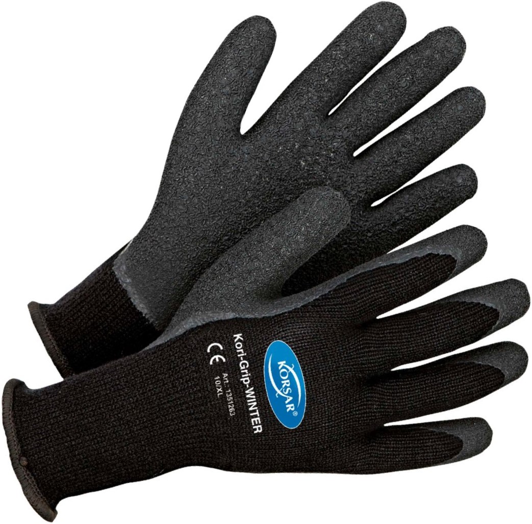 100_42711 Corsair Kori-Grip Winter latex cold protection gloves black