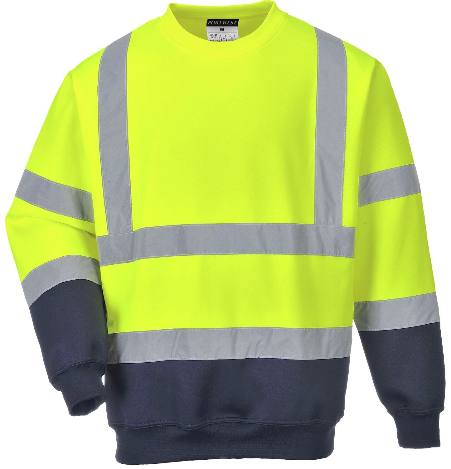 Portwest B306 2-farbiges Warnschutz-Sweatshirt