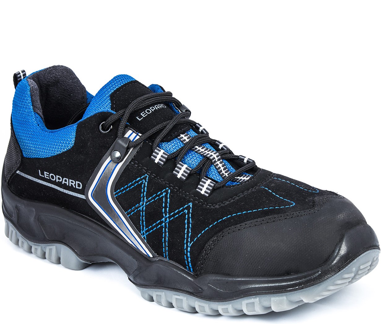 01429 Leopard 01429 Halbschuhe S3 schwarz/blau
