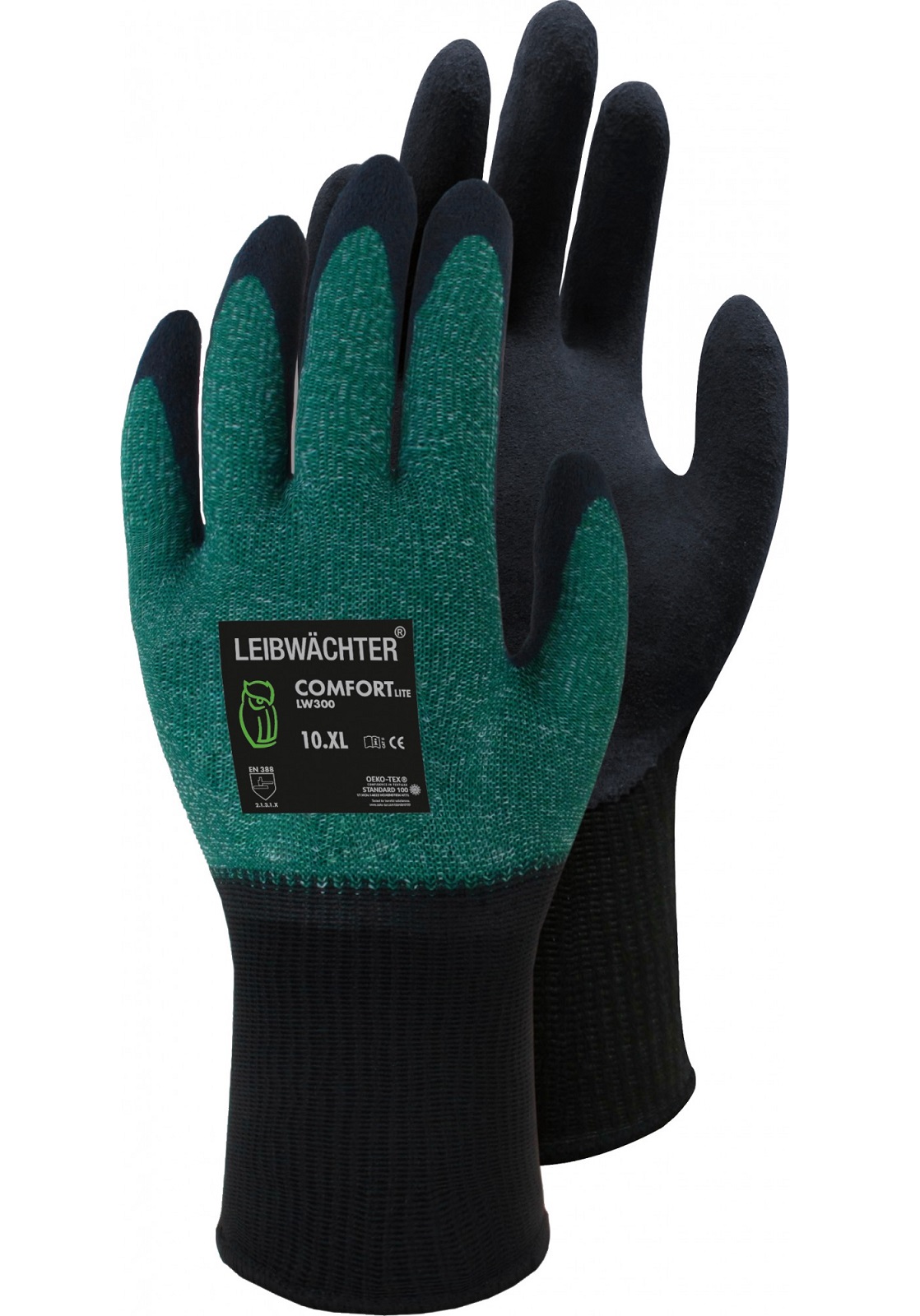 HLW300 Leibwächter LW300 Comfort Lite Latexschaum-Schutzhandschuhe