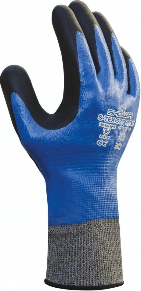 SHOWA S-Tex 377 nitrile cut protection gloves level D