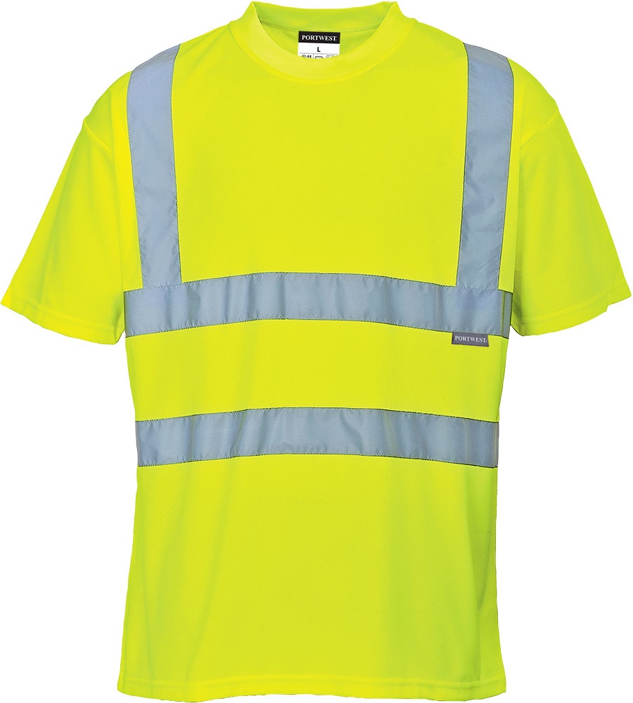 S478YER Portwest S478 Warnschutz T-Shirt Kurzarm