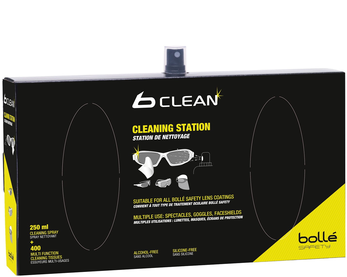 Bollé wall dispenser carton B-CLEAN B410 PACD250 