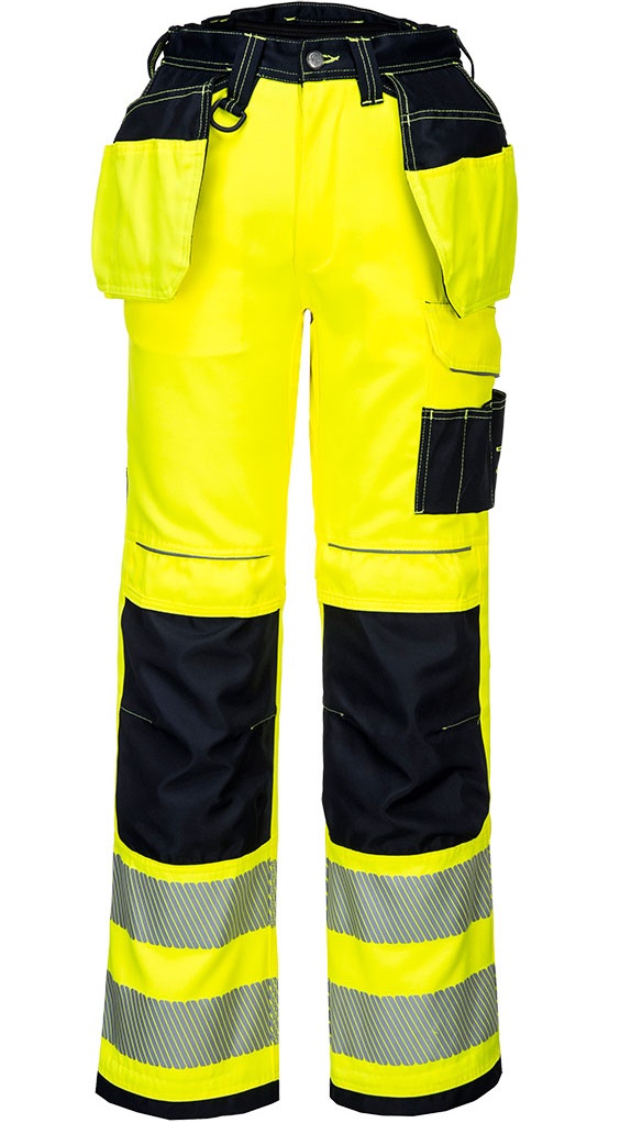 T501YBR Portwest Vision PW3 T501 warning protection waistband trousers