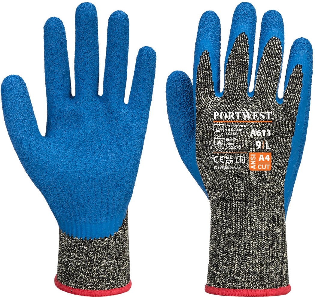 Portwest A611 Latex-Schnittschutzhandschuhe Level D