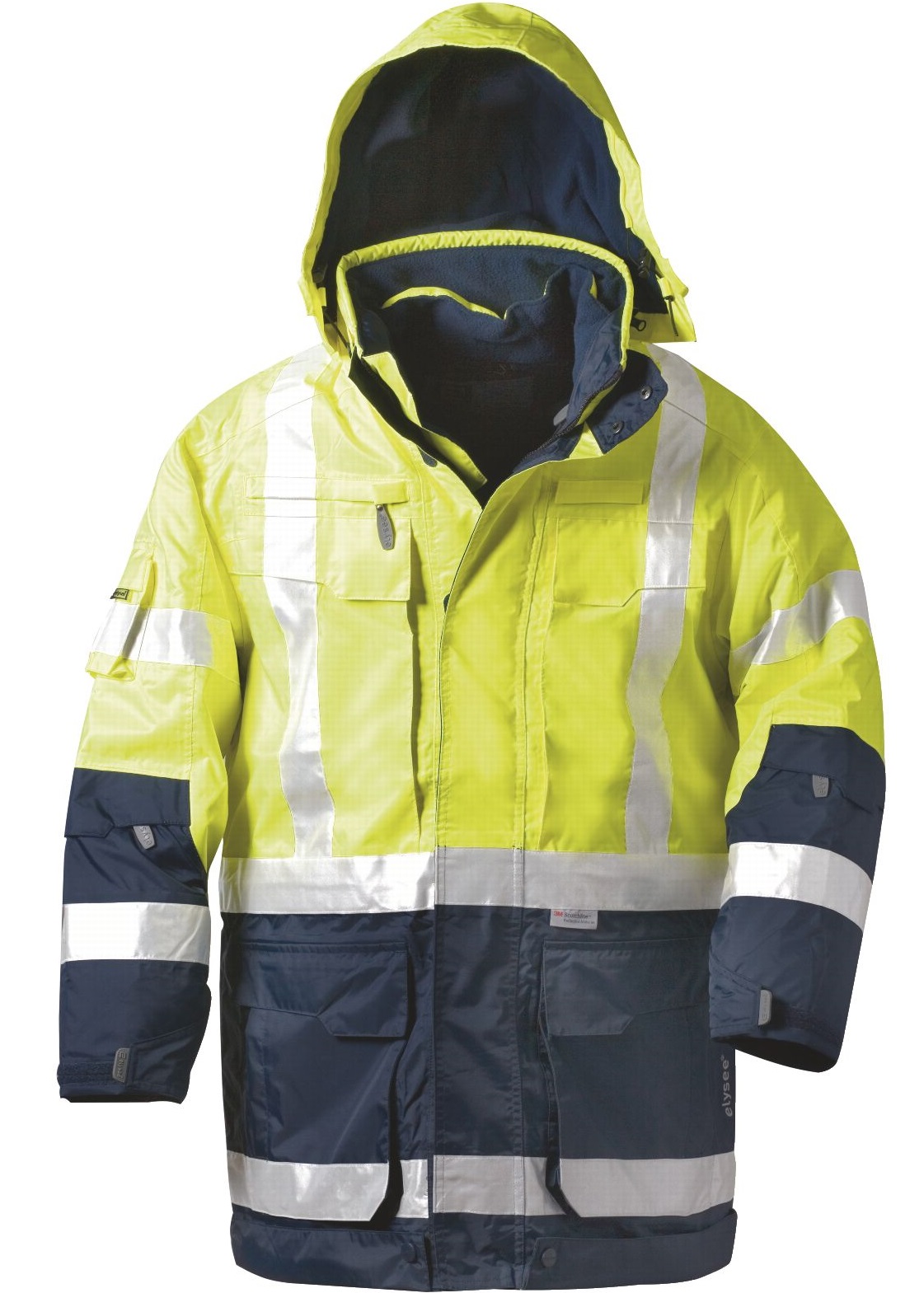elysee 23421 JEKYLL 4-in-1-Parka bright yellow/marine