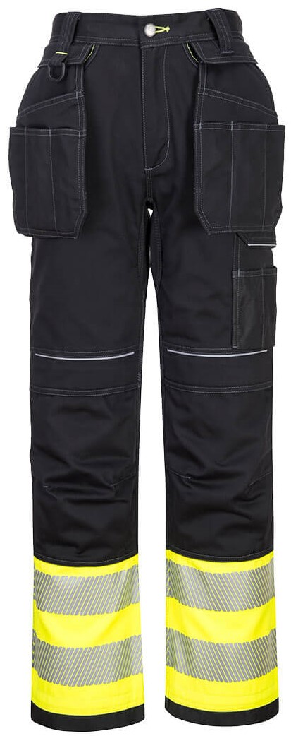 PW307YBR Portwest PW307 PW3 high visibility holster waistband trousers class 1