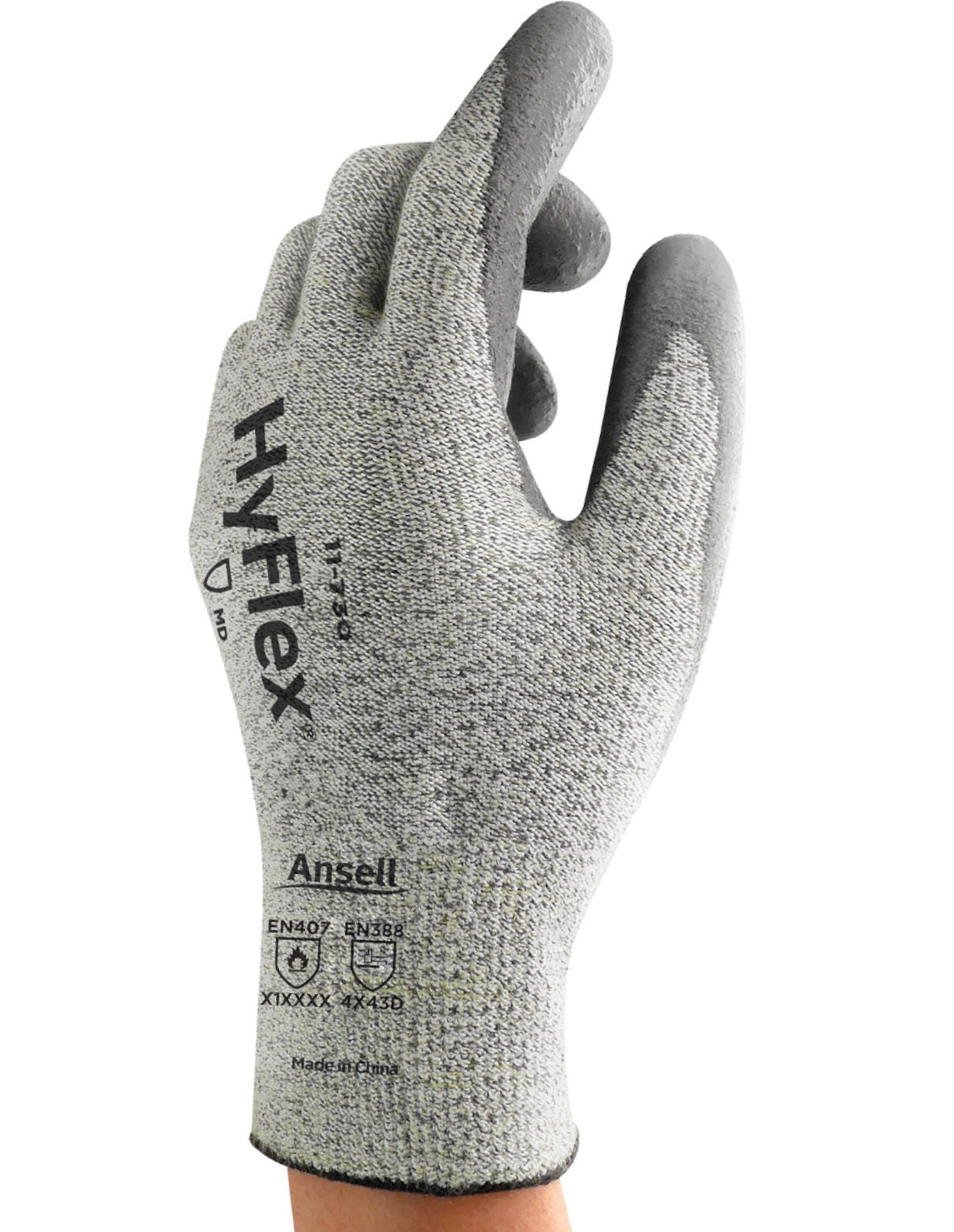 HyFlex-11-730_UCard_hrU66syUkqVTg1u Ansell HyFlex 11-730 PU-Schnittschutzhandschuhe Level D