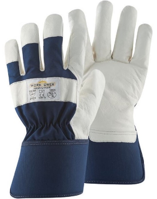 Work Power Blue Stone Ziegenleder-Schutzhandschuhe