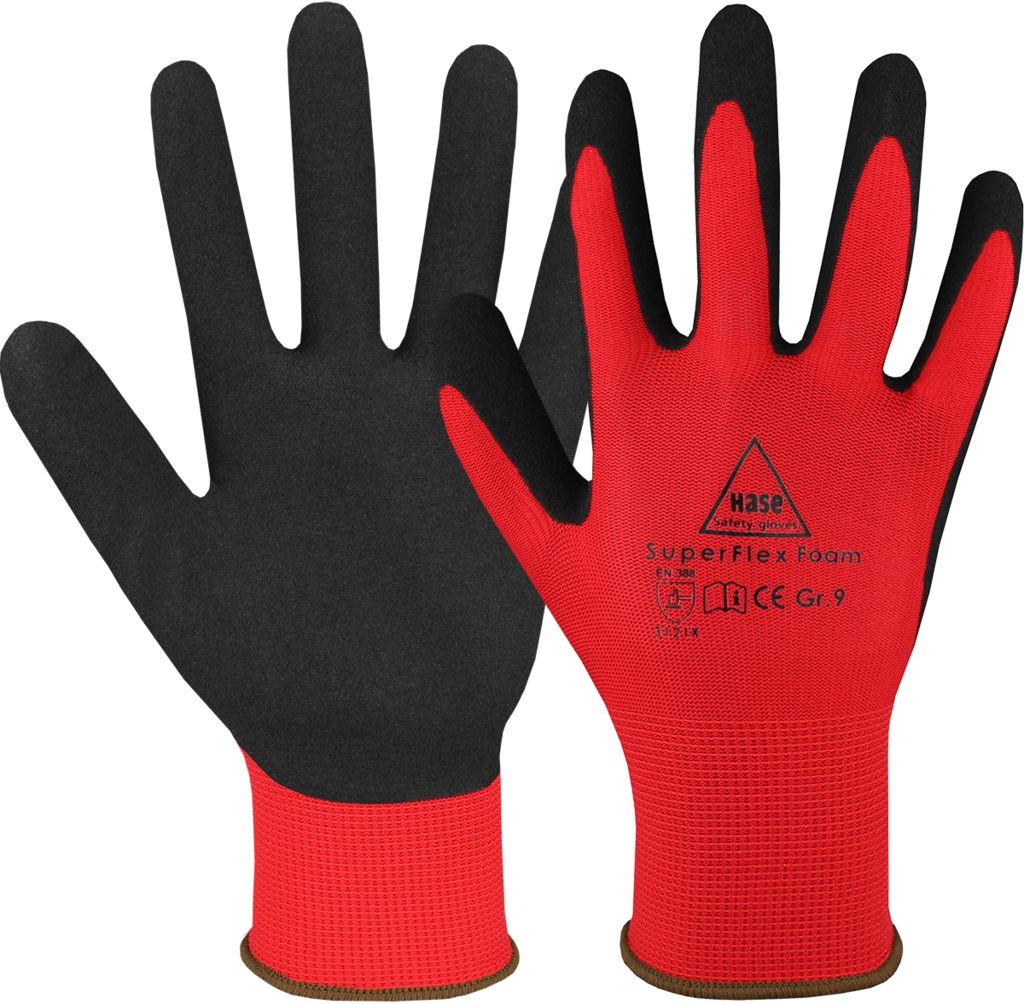 asset0000000570202102222210 Hare 508615 SuperFlex Foam Latex Protective Gloves