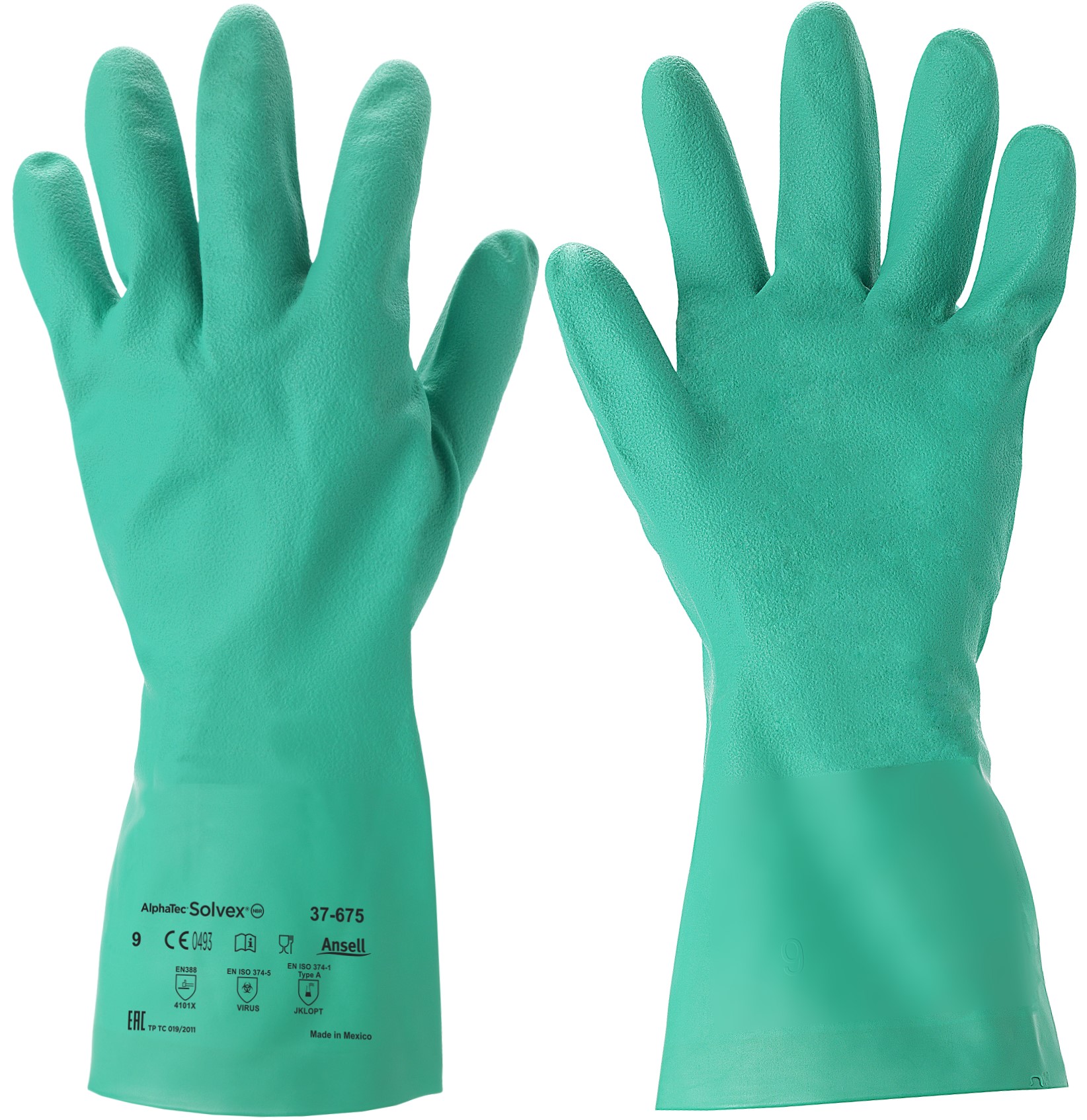 AlphaTec-Solvex-37-675_back_EMEA_white Ansell AlphaTec Solvex 37-675 Nitril-Chemikalienschutzhandschuhe