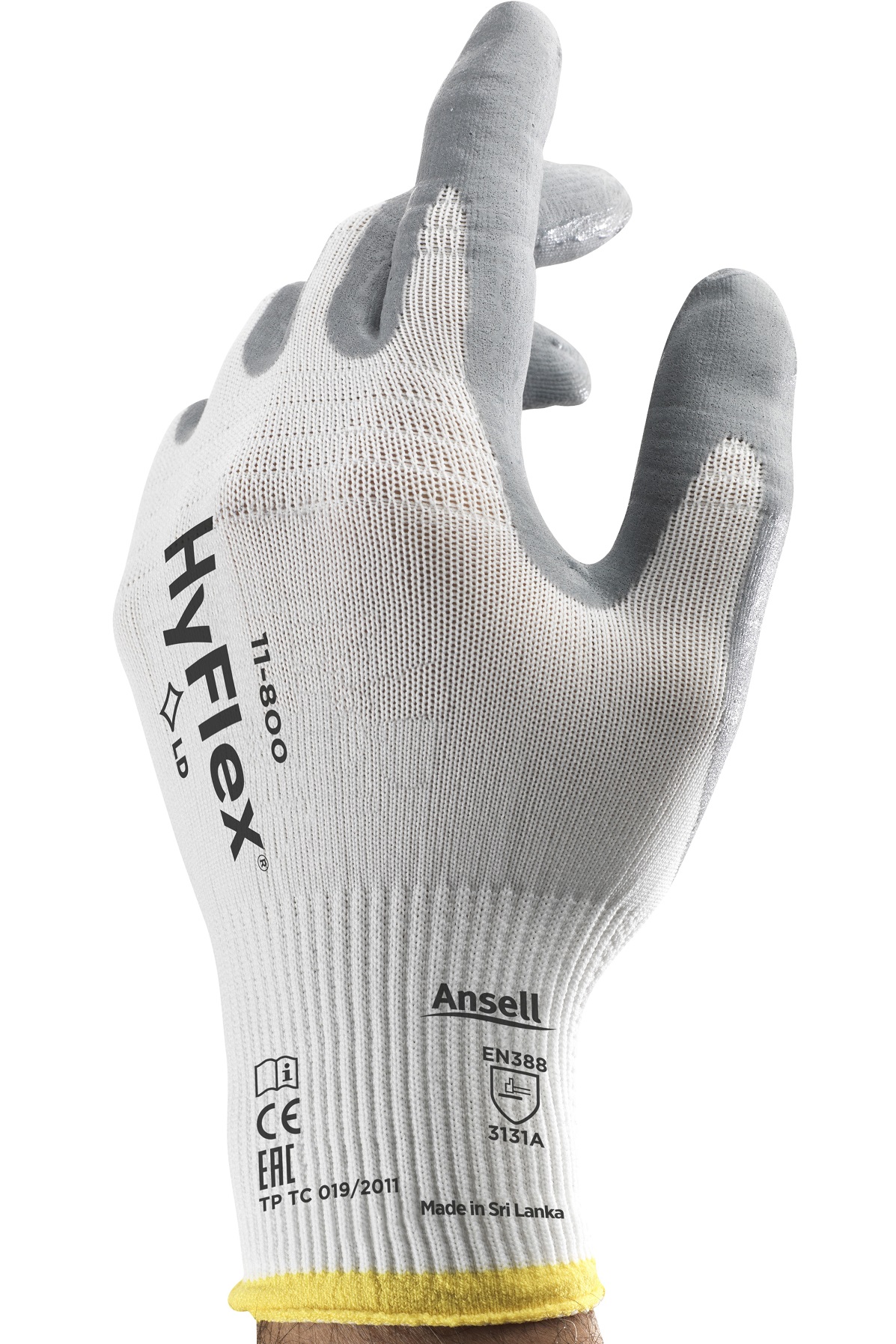 11-800BWWr2wUzyfoX3 Ansell HyFlex 11-800 Nitrilschaum-Schutzhandschuhe teilbeschichtet