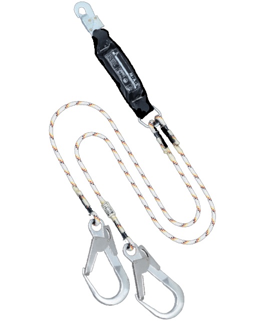 M.A.S belt energy absorber Tyger Twin SK 12 kernmantel rope 12 mm