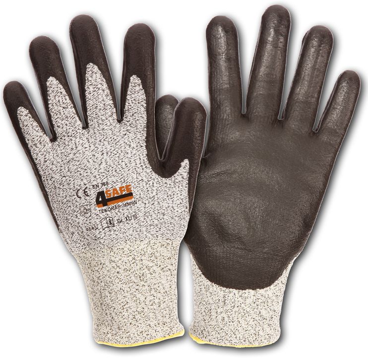 h509n 4Safe H509N Tekora Schnittschutzhandschuhe mit Nitrilschaum-Beschichtung