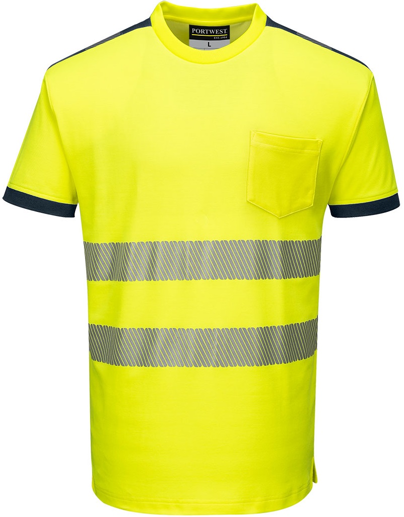 T181YNR Portwest Vision PW3 T181 Warning protection T-Shirt