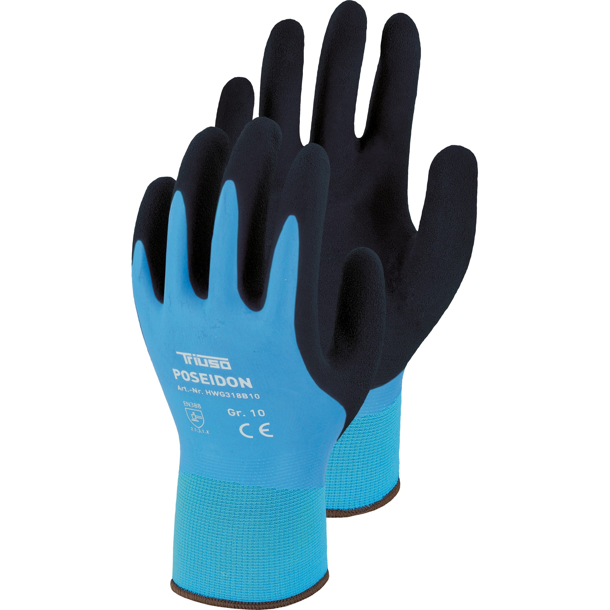 HWG318B Leibwächter HWG318 Poseidon Latex-Schutzhandschuhe