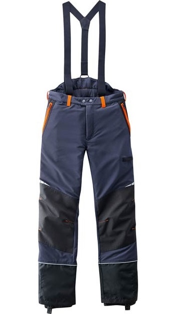 8481-1 Scheibler HD Concept Professional Forestry Cut Protection Trousers navy-orange-black