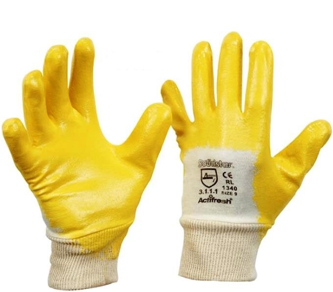 rl-1340 Solidstar 1340 Nitril-Schutzhandschuhe ¾-beschichtet