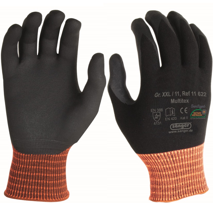 Multitex Nitrilschaum-Schutzhandschuhe silikonfrei