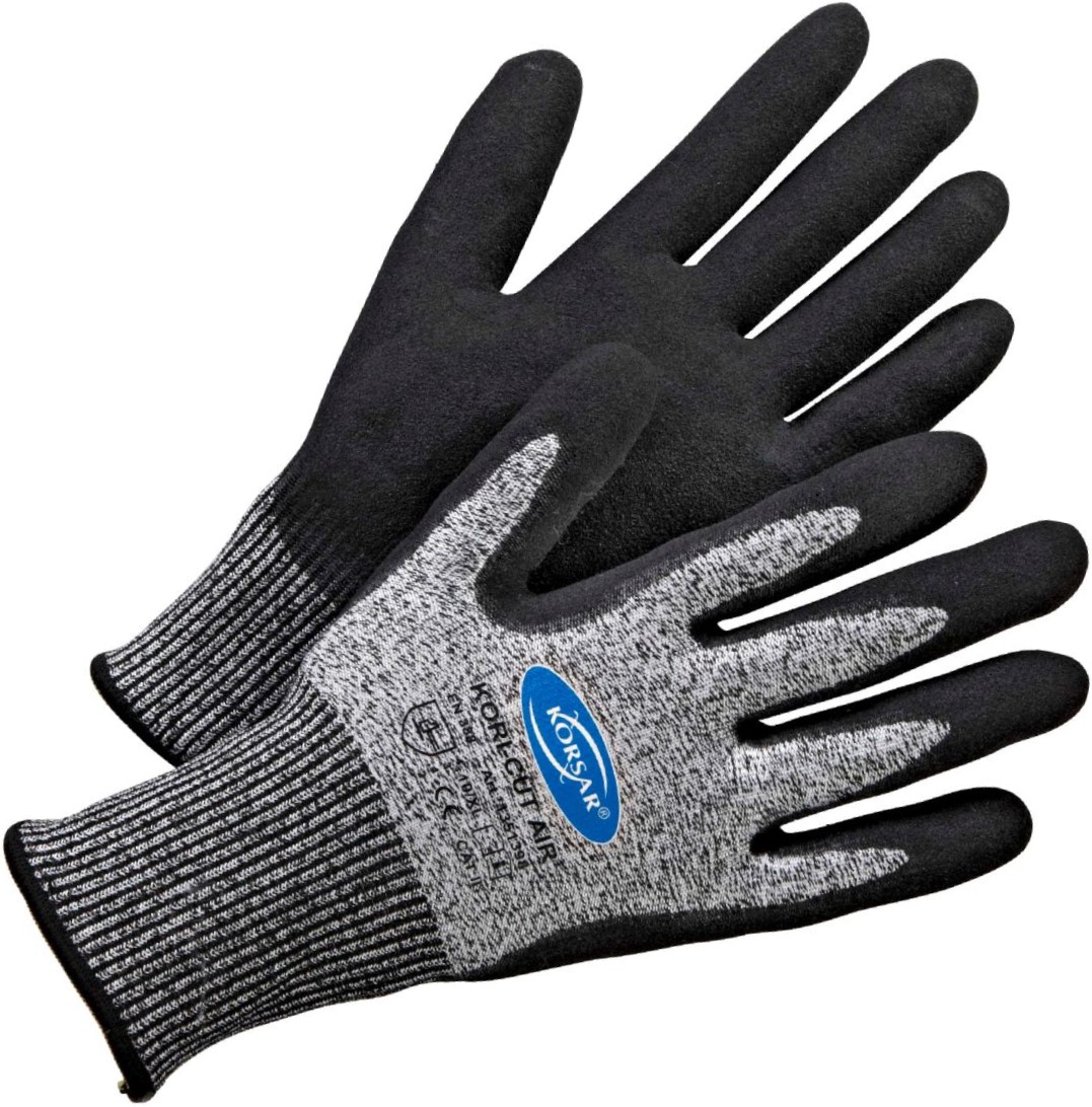 100_42762 Korsar Kori-Cut Air nitrile foam cut protection gloves Level B